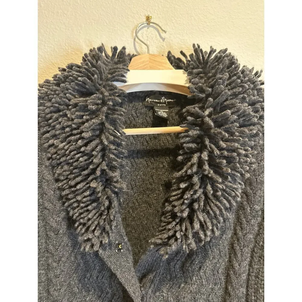 Mercer and Madison Gray Cardigan, Women’s Petite Large